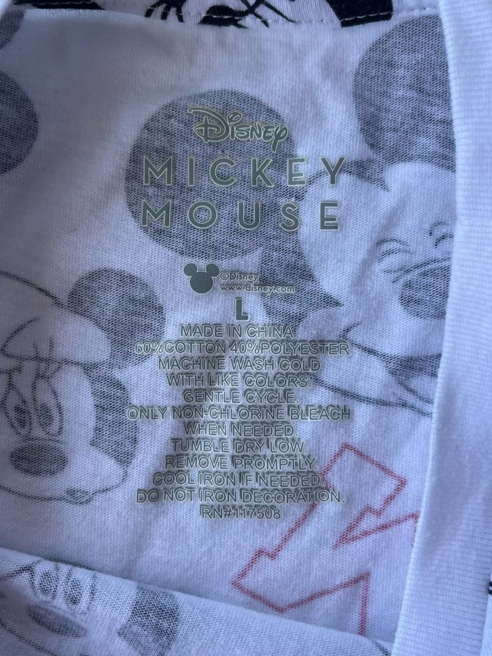 Disney Mickey & Minnie Retro Graphic Tee Vintage Style Cartoon T-Shirt Size L - Picture 2 of 4